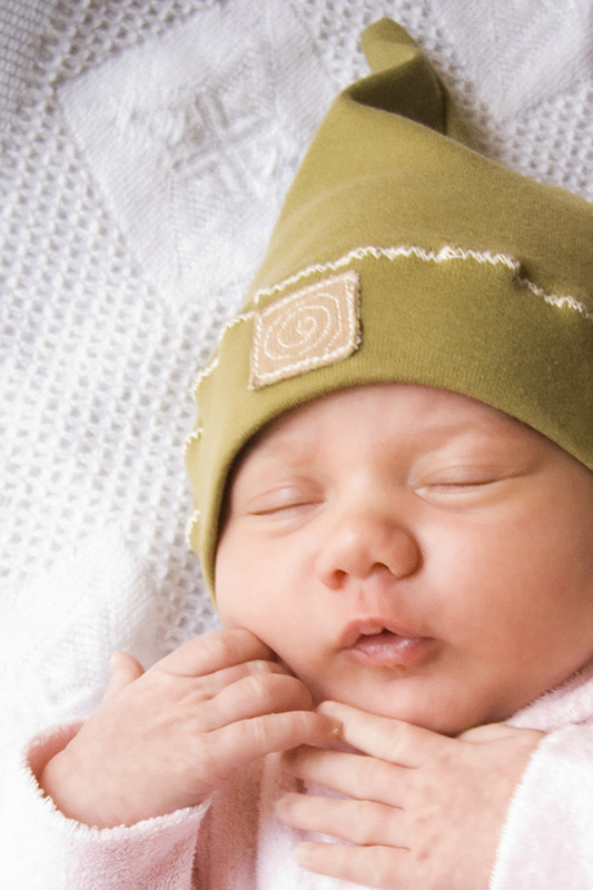 bonnet coton bio chapeau bébé Les fées mères confection écologique