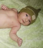 Eugénie et son bonnet pointu.